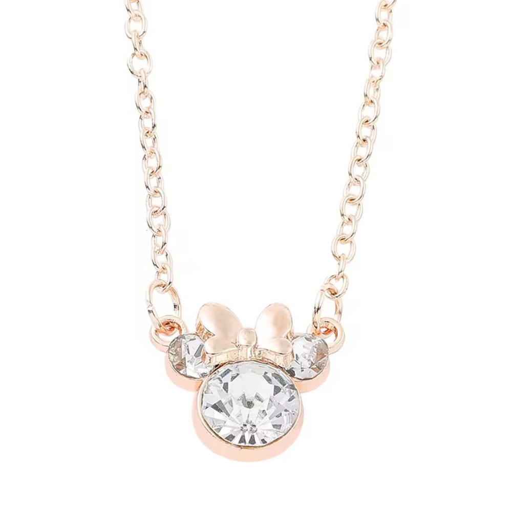 Charming Rose Gold and Silver Necklace